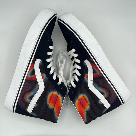 Vans Sk8-Hi Dark Aura True White/Multicolor Sneakers - Picture 7 of 9